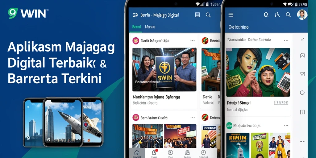 Antarmuka aplikasi 9WIN yang intuitif dan menarik.
