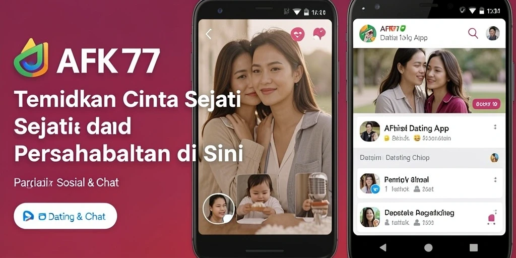 Tampilan antarmuka AFK77 yang menarik dan mudah digunakan.