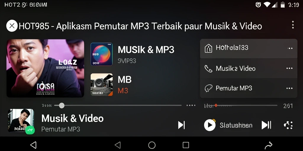 Tampilan antarmuka HOT985 yang menarik dan fungsional.