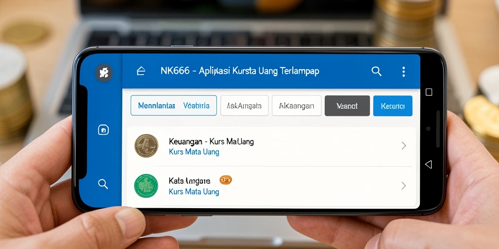 Tampilan antarmuka NK666 yang bersih dan informatif.