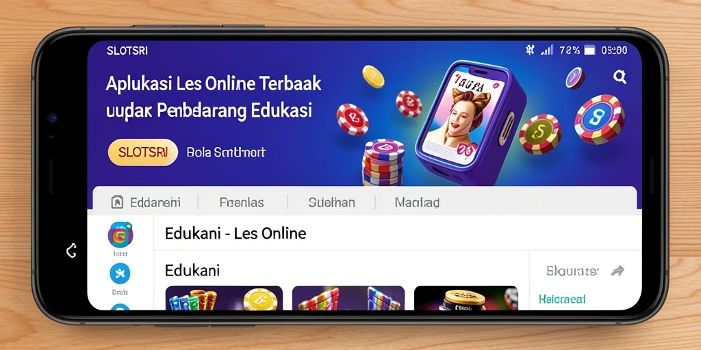 Antarmuka SLOTSRI yang menarik untuk pembelajaran Les Online.